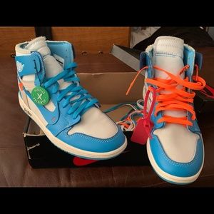 Off White Jordan 1 UNC 9.5